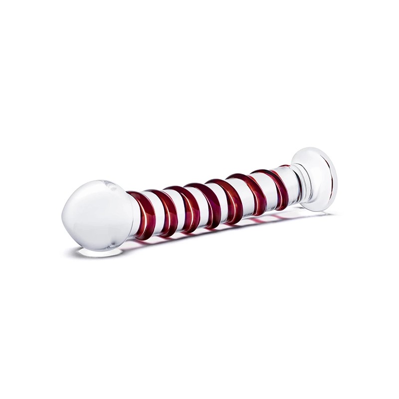 Szklane dildo - Glas Mr. Swirly 25,5 cm